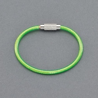 3mmx150mm セーフティーツールランヤード用ワイヤーループ EA983SP112