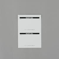 95x66mm/2面 セキュリティシール(10枚) EA983TS76