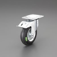 125mm キャスター(自在金具・ブレーキ付/ソフトラバー) EA986GA21