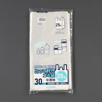 25L ポリ袋(半透明/取っ手付/30枚) EA995AD327