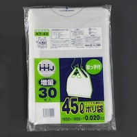 45L ポリ袋(半透明/取っ手付/30枚) EA995AF22