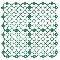 150x 150mm すのこ(プラスチック製/緑) EA997RJ46