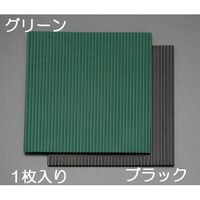 100x100x6.0mm ゴム板(筋入/緑) EA997XC111