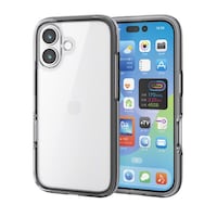 エレコム iPhone 17 ケース ハイブリッド 衝撃吸収 軽量 AirShock 黒