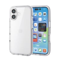 エレコム iPhone 17 ケース ハイブリッド 衝撃吸収 軽量 AirShock 透明