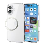 エレコム iPhone 17 ケース ハイブリッド 透明