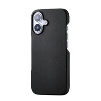 エレコム iPhone 17 ケース ソフトレザー 超軽量 薄型 黒
