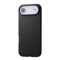 エレコム iPhone Air ケース ハイブリッドシリコン アンチダストコート 黒