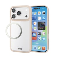 エレコム iPhone 17 Pro ケース ハイブリッド D3O(R) 超衝撃保護 茶
