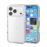 エレコム iPhone 17 Pro ケース ハイブリッド 衝撃吸収 軽量 AirShock 透明
