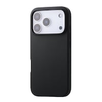 エレコム iPhone 17 Pro ケース ハイブリッドシリコン アンチダストコート 黒