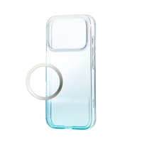 エレコム iPhone 17 Pro ケース ソフト グラデーション 青