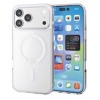 エレコム iPhone 17 Pro Max ケース ハイブリッド 衝撃吸収 MAGKEEP 白