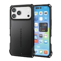 エレコム iPhone 17 Pro Max ケース ハイブリッド 衝撃吸収 MAGKEEP フィルム付 黒