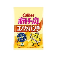 カルビー ポテトチップス コンソメパンチ 55g x16個