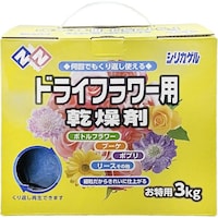 welzo ドライフラワー用シリカゲル 3kg 乾燥剤 ドライフラワー用 1箱