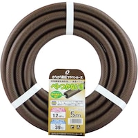 三洋化成 さらさら耐圧ブラウンホース 5mカット SSB1520L5BR 散水ホース ベタつかない 1巻