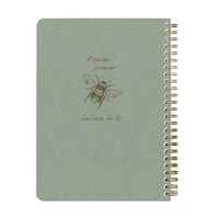 クオバディス フライングスピリット 3ポケット付ノート A5横罫ハチgr×2