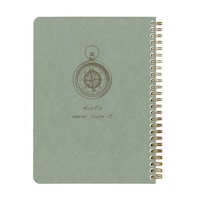 クオバディス フライングスピリット 3ポケット付ノート A5横罫コンパスgr×2