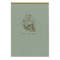 クオバディス フライングスピリット メモパッドA5 横罫スカルgr×2