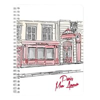 クオバディス ムーランルージュ ダブルリングノート A5 横罫B×2