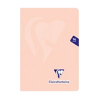 クオバディス ミメジスパステル ホチキス留めノートA5 横罫コーラル×10