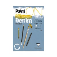 クオバディス ペイントオン A5パッド デニムブルー ブルー×4