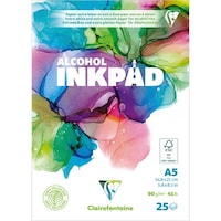 クオバディス アルコールインクパッド A5パッド ホワイト×5