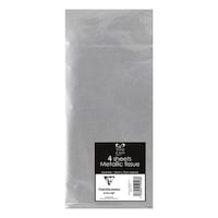 クオバディス メタリック薄葉紙シルバー×12