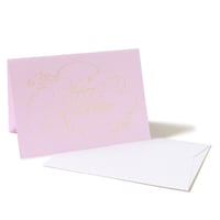 クオバディス ポレン カード封筒セット Birthdayライラック×10