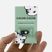 クオバディス ウェブカメラカバー Cache cacheブラック×5