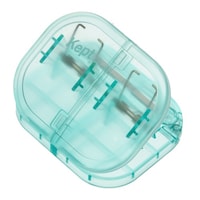 レイメイ藤井 Kept はんぶんこクリップ グリーン 1セット(10個入)