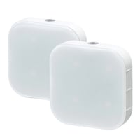 ヤザワ コンパクトな明暗センサーライト 2P NASN77WH2P