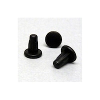 テクノベインズ コネクター保護キャップ 3.5Φイヤホンジャック用 黒 MJ35CAPKB06 MJ35CAPKB06 1袋