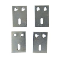 山口安製作所 ユニクローム 平打型天板止 ユニクロ 1.5mm×37mm×25mm 4個入 Y834 Y834 1セット