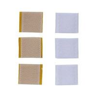 和気産業 強力面ファスナー バリバリテープ POP用 25×25mm 白 40袋入 BR046 BR046 1袋