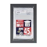 日本サニパック 650x800mm/45L ポリ袋(透明/30枚) EA995AD315 EA995AD315 1冊
