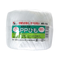 三友産業社 炭カル入PPひも 白 300m HR199 HR199 1巻