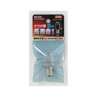 朝日電器 ナツメ球5WE17Cロング GL123H(C) GL123H(C) 1個