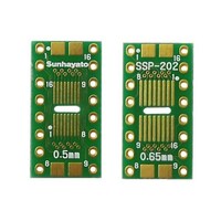 サンハヤト SOPピッチ変換基板(16ピン300mil、10枚入) SSP202 SSP202 1袋