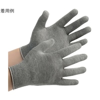 ミドリ安全 接触感染予防手袋 グレー Lサイズ MS132GYL MS132GYL 1双