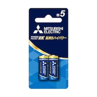 三菱電機 アルカリ乾電池 単5形 1パック(2本入) LR1EXR/2BP LR1EXR/2BP 1パック