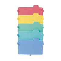 ライオン事務器 仕切板 No.51・100用 名刺整理箱 No.51・100用 64826275 1袋