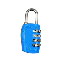 ロッジ ロジック 南京錠 4ダイヤル ブルー LGPLK4DLBL LGPLK4DLBL 1個