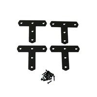 ハイロジック カラーT字 幅12.5×長さ57×50mm 1パック(4個入) QY058 QY058 1パック