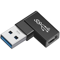 トライメイト USBアダプタ USB TypeC(メス) TypeA(オス)L字型 TRCAE TRCAE 1個
