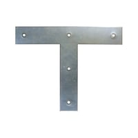 山口安製作所 ユニクローム T字隅金 ユニクロ 190mm×240mm×2.8mm×40mm Y018 Y018 1枚