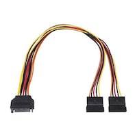 ainex シリアルATA用二股電源ケーブル 30cm S21505SAC S21505SAC 1個