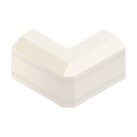 マサル工業 ニュー・エフモール付属品 デズミ 2号 ミルキーホワイト SFMD23 SFMD23 1個