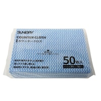 KAKURI SUNDRY カウンタークロス 50枚入 ブルー 54200021 54200021 1袋